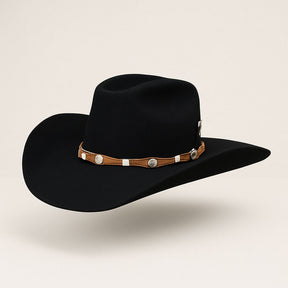 Chapeu 3 Cravos Americano Preto