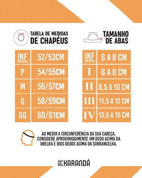 CHAPÉU C DUPLO AMERICANO COUNTRY LIFE ABA G (PPA)